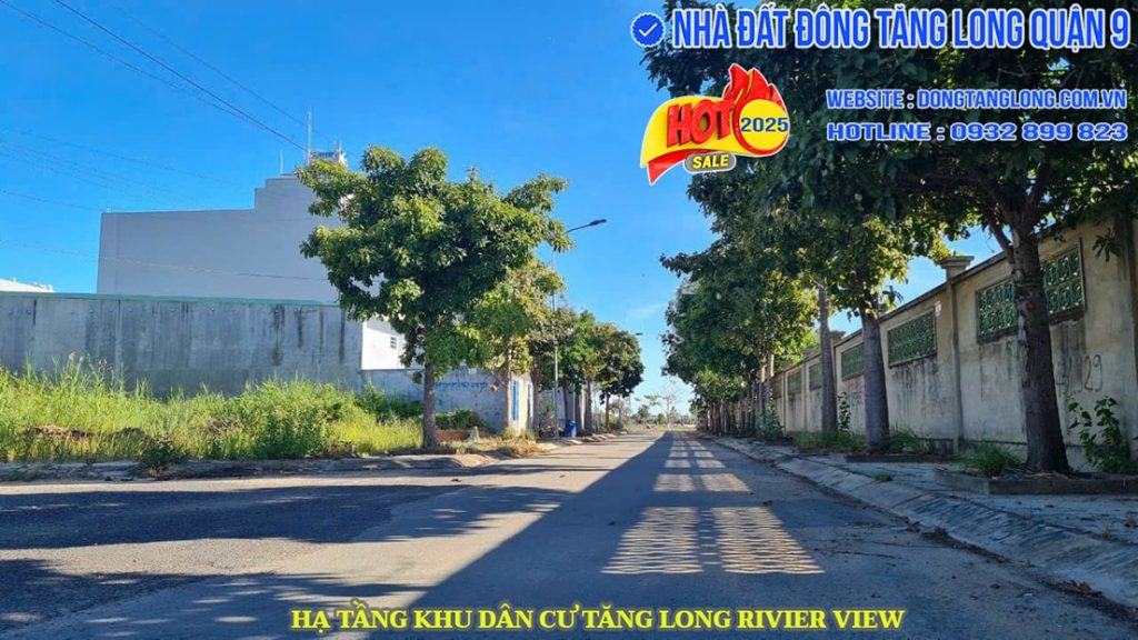 Hạ tầng khu dân cư Tăng Long River View