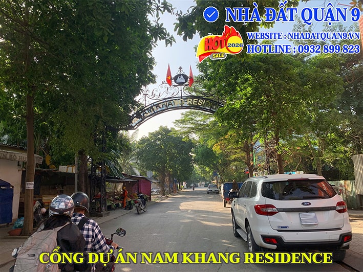 khu-vuc-cong-nam-khang-residence Khu vực cổng Nam Khang Residence
