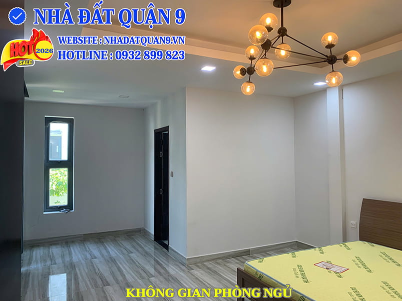 Không gian phòng ngủ nhà vườn 24N20 Đông Tăng Long
