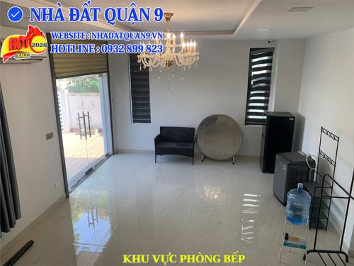 Khu vực bếp nhà vườn 24N20 Đông Tăng Long