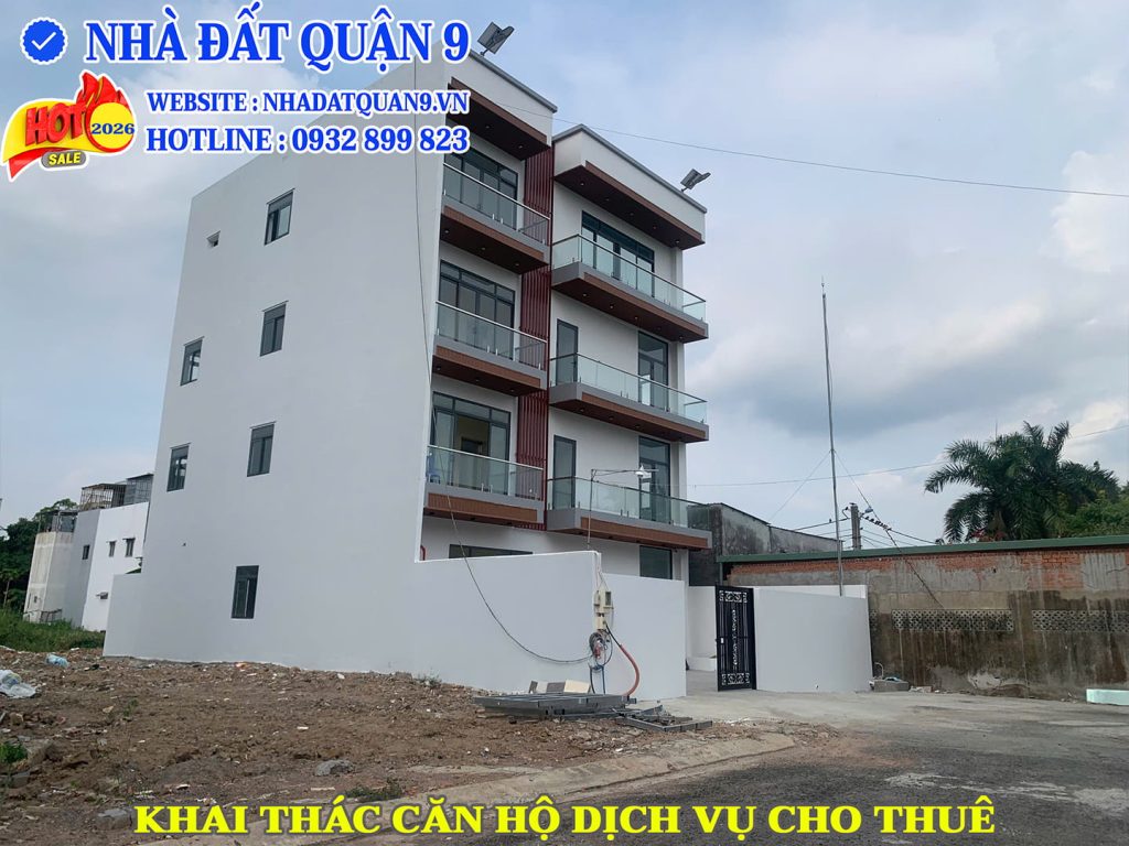 Khai thác căn hộ dịch vụ ở Quận 9