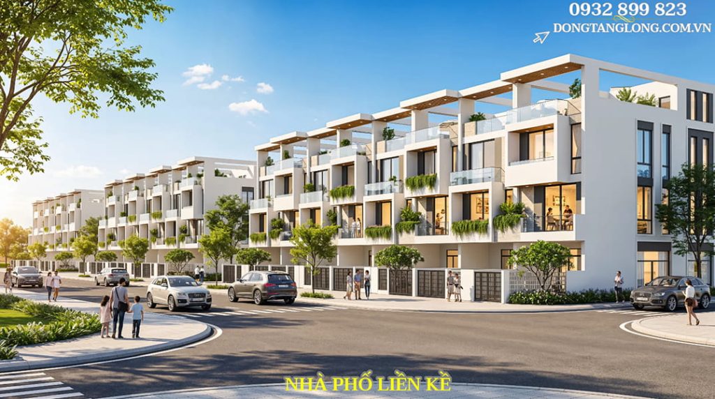 Mẫu nhà phố khu nhà số 8 HUD