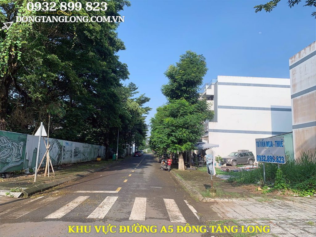 Đường A5 Shophouse Đông Tăng Long