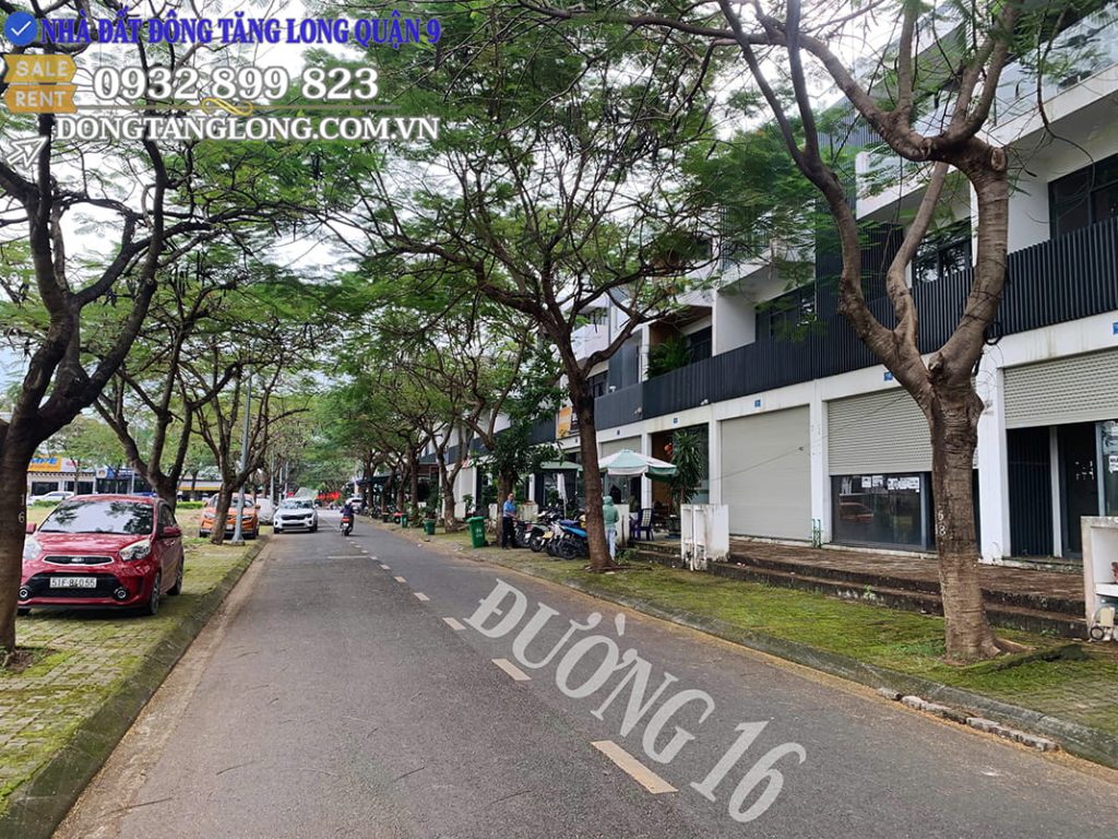 Hạ tầng đường 16 Shophouse Đông Tăng Long