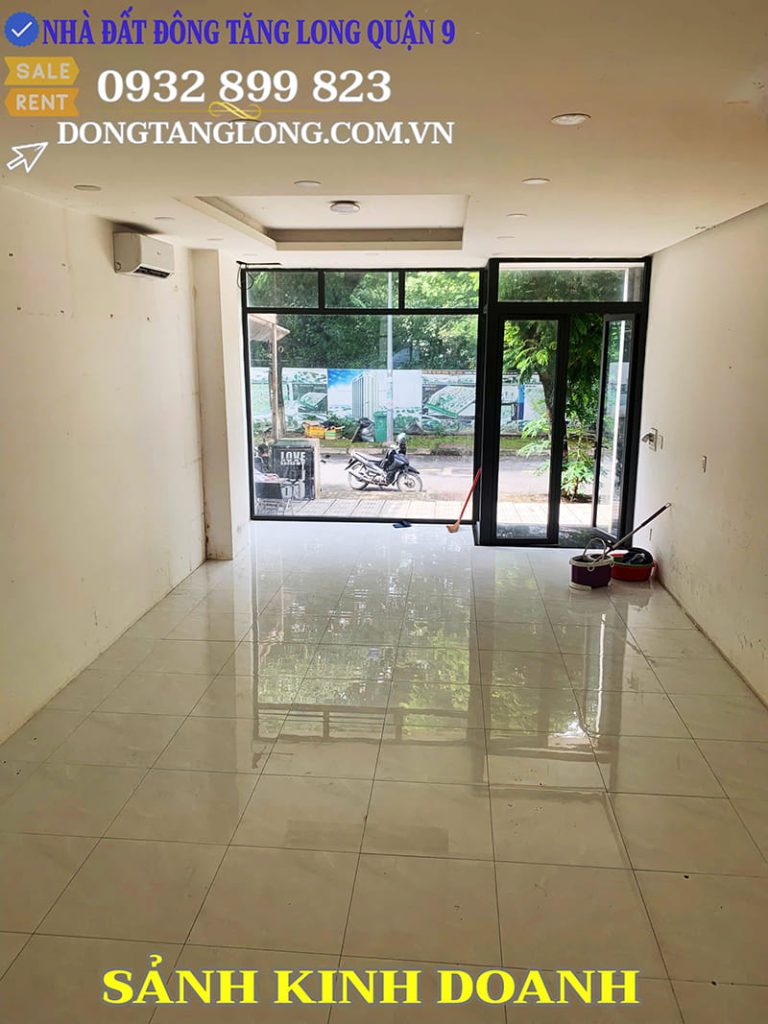 Khu sảnh kinh doanh Shophouse Đông Tăng Long